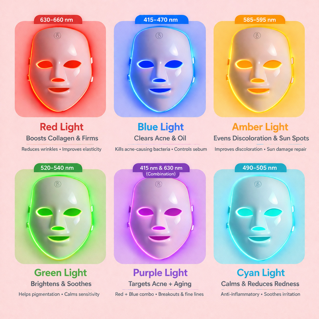 Anti-Aging™ Red Light Therapy Mask (FDA Cleared) (Medical Grade LED)