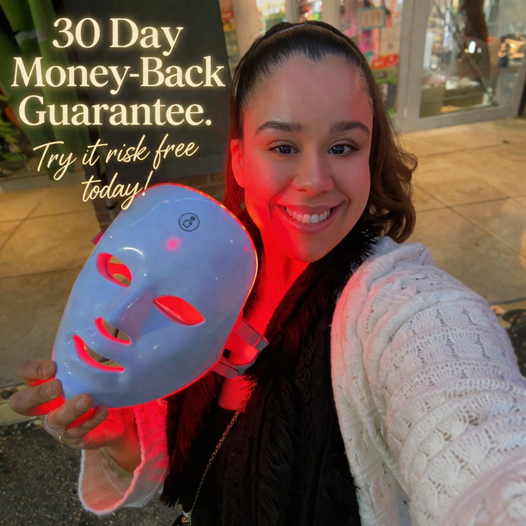 Anti-Aging™ Red Light Therapy Mask (FDA Cleared) (Medical Grade LED)