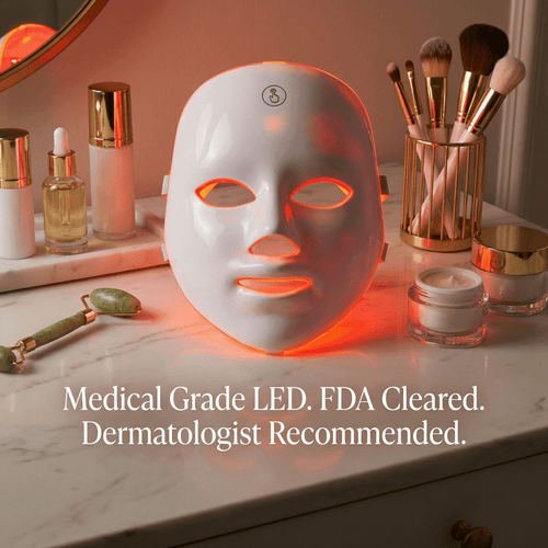 Anti - Aging™ Red Light Therapy Mask (FDA Cleared) (Medical Grade LED) - Red Alpha Labs