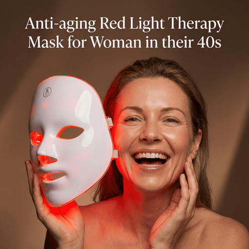 Anti - Aging™ Red Light Therapy Mask (FDA Cleared) (Medical Grade LED) - Red Alpha Labs