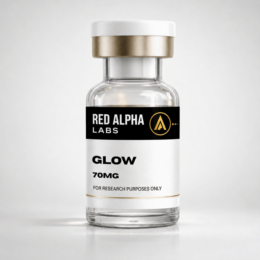 Red Alpha Labs research peptide vial