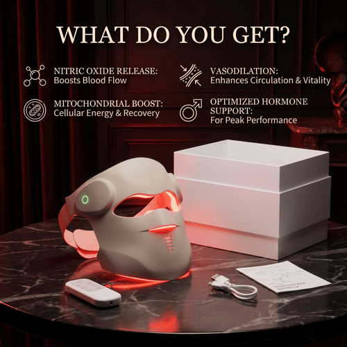 Red Alpha™ Red + Infrared Vitality Mask (FDA Cleared) (Medical Grade) - Red Alpha Labs